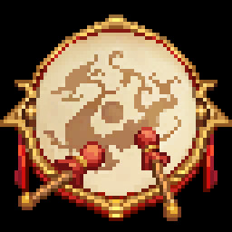 Icon for Drums roar like thunder.
