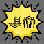 Split Decision achievement icon for Mutant College