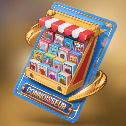 Connoisseur achievement icon for Monstrix TCG Card Shop