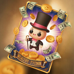 Wealthy Tycoon achievement icon for Monstrix TCG Card Shop