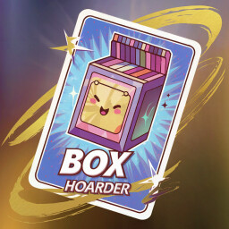 Box Hoarder achievement icon for Monstrix TCG Card Shop