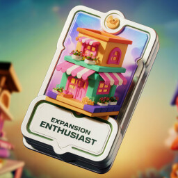 Expansion Enthusiast achievement icon for Monstrix TCG Card Shop