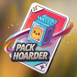 Pack Hoarder achievement icon for Monstrix TCG Card Shop
