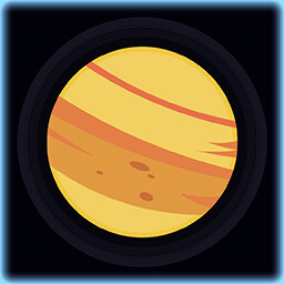 Icon for Orange planet