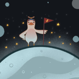 Duck in Space achievement icon for Dodo Duckie