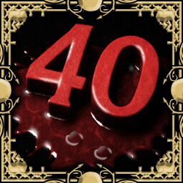 Forty Days and Forty Nights achievement icon for Solomon's Boneyard: Hideous Retro Edition