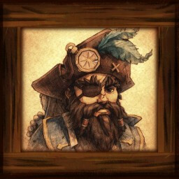 Compete a Run with Pirate achievement icon for Papercraft Tactics