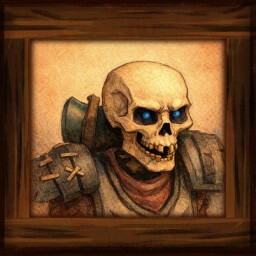 Compete a Run with Skeleton achievement icon for Papercraft Tactics
