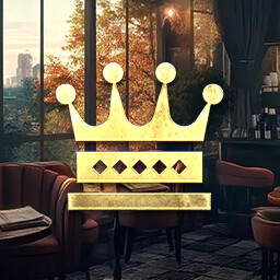 The Lustful King achievement icon for Sex & Coffee ☕️🤎