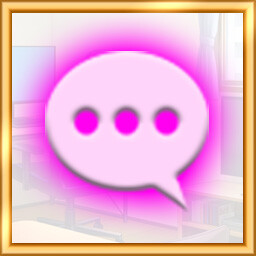 Chat Master achievement icon for BUNNY GARDEN 2