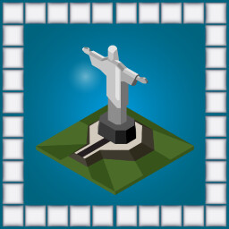 Cristo Redentor achievement icon for SherloCAT Nonogram Rio