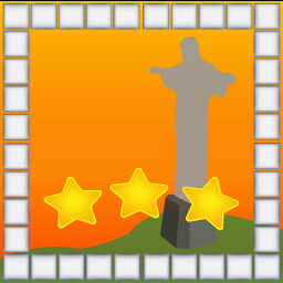 Platinum Rio de Janeiro achievement icon for SherloCAT Nonogram Rio
