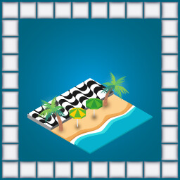 Praia de Copacabana achievement icon for SherloCAT Nonogram Rio