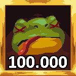 100,000 frogs achievement icon for Machick 2