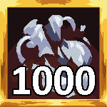 1,000 obstacles achievement icon for Machick 2