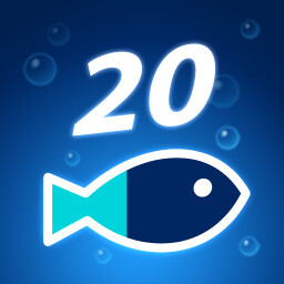 Bubbling life achievement icon for Zen Aquarium