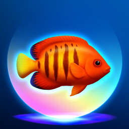 Legendary Angelfish Hunter achievement icon for Zen Aquarium