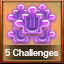 Icon for 5 Challenges Complete 