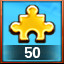 Icon for 50 GOLD PIECES USED!