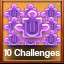 Icon for 10 Challenges Complete 