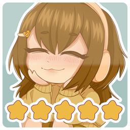 Five-star restaurant pudding achievement icon for Tasty Bite: Food dating simulator