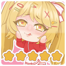 Five-star restaurant french fries achievement icon for Tasty Bite: Food dating simulator