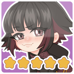 Five-star restaurant steak achievement icon for Tasty Bite: Food dating simulator