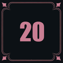Icon for Complete 20 Hard Level