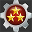 Icon for All stars collected in third level pack