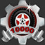 Icon for 10000 meter mark