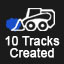 10 Tracks Created