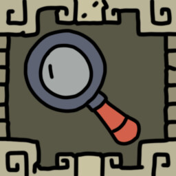 A magnifying glass