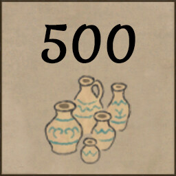 500 Yields achievement icon for Worlds Upon The Wind