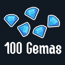 100 blue gems