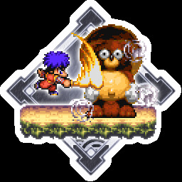 正面向きのたぬきからは小判とかいっぱい出るのだ。はは　より achievement icon for がんばれゴエモン大集合！