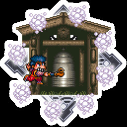 この鐘を鳴らすのは俺でェ！いやここはわてが achievement icon for がんばれゴエモン大集合！