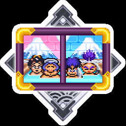 体力満タンでも銭湯は気持ちいいでんな～ achievement icon for がんばれゴエモン大集合！