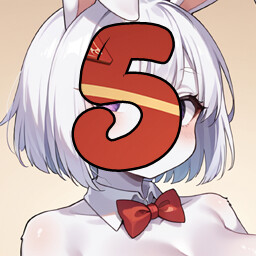 5 level completed achievement icon for Hentai Furry Bunny