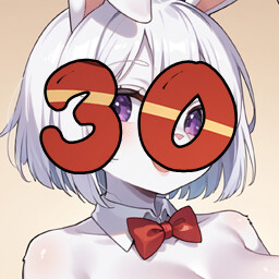 30 level completed achievement icon for Hentai Furry Bunny
