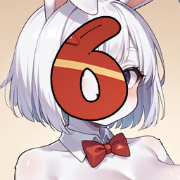 6 level completed achievement icon for Hentai Furry Bunny