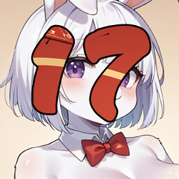 17 level completed achievement icon for Hentai Furry Bunny