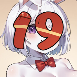 19 level completed achievement icon for Hentai Furry Bunny