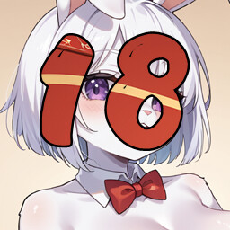 18 level completed achievement icon for Hentai Furry Bunny