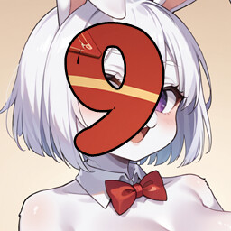 9 level completed achievement icon for Hentai Furry Bunny