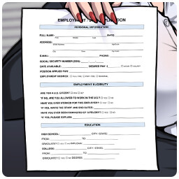 Employed achievement icon for Girls, I just want to get paid!