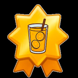 Orange Rampage achievement icon for Boba Cafe Simulator