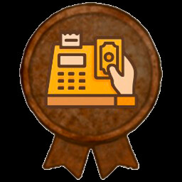 Shopkeeper's Duty achievement icon for Boba Cafe Simulator