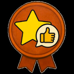 Highly Rated achievement icon for Boba Cafe Simulator