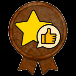 Glowing Reviews achievement icon for Boba Cafe Simulator
