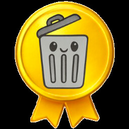 King of Trash achievement icon for Boba Cafe Simulator